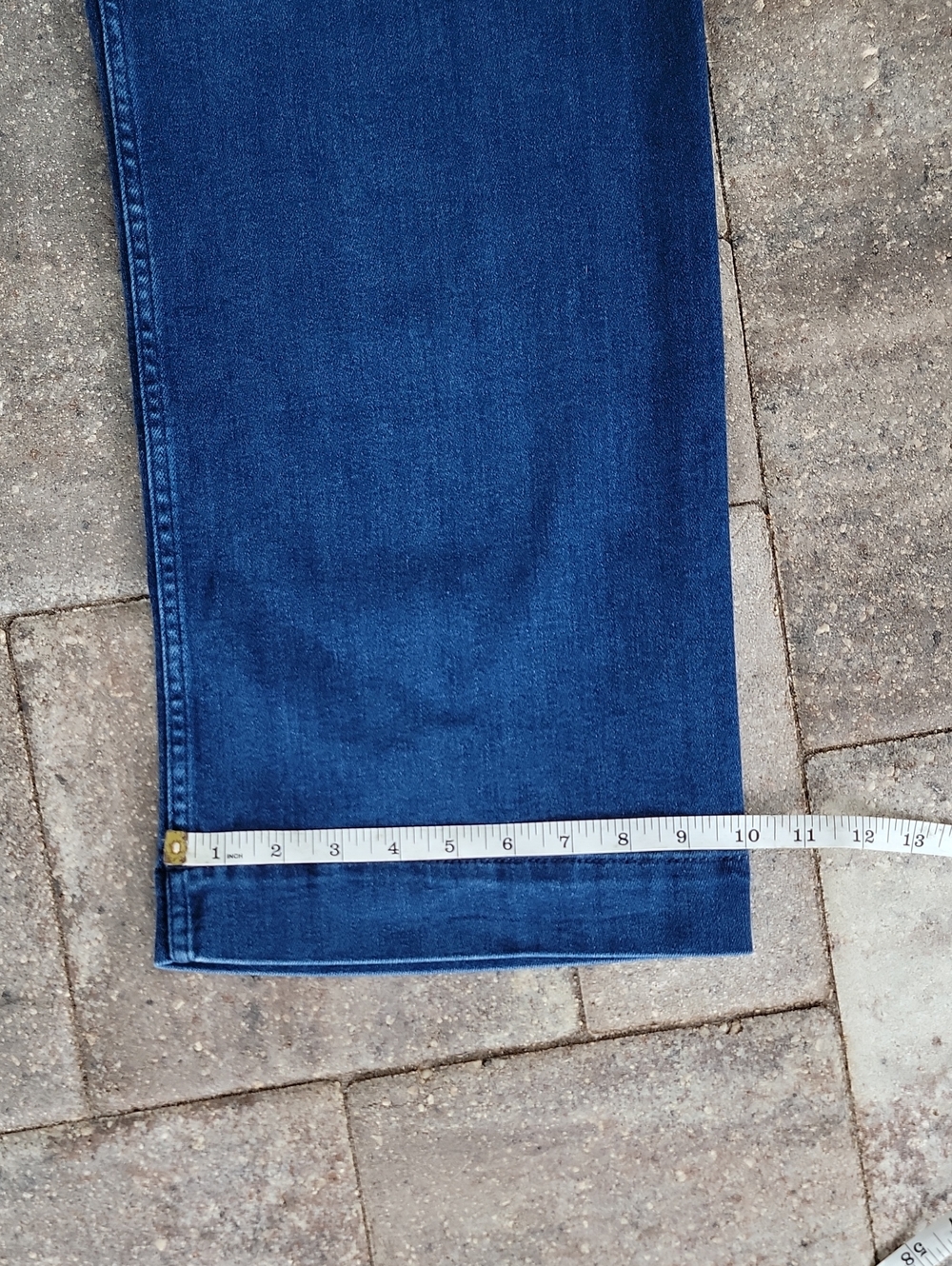 Maeve Collete High Rise Wide-Leg Cropped Jeans Dark Wash Sz 30 Has Stretch - Picture 10 of 14